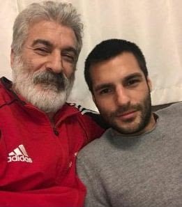 Serkan Çayoğlu With his Father