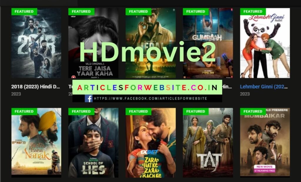 HDmovie2 2023 Tamil HD Movies Download Articles For Website